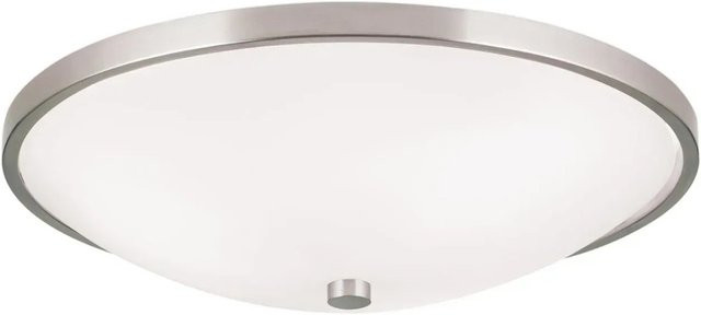 Orion Leuchten Deckenleuchte Aida in Messing und Weiß mit Glasschirm, Durchmesser: 40 cm, 3 x E27 - Bild 1