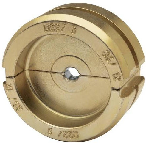 Klauke Presseinsatz D2210 für Zangen bis max. 10mm² in Gold - Bild 1