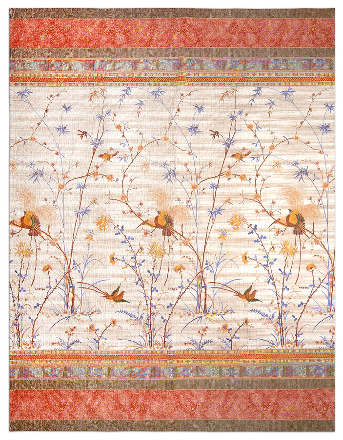 Bassetti Tagesdecke FONG in Beige aus Baumwolle mit geometrischem Steppmuster und Oeko-Tex Standard 100 Zertifizierung - Bild 1