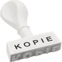 WEDO Textstempel in Weiß - Bild 1
