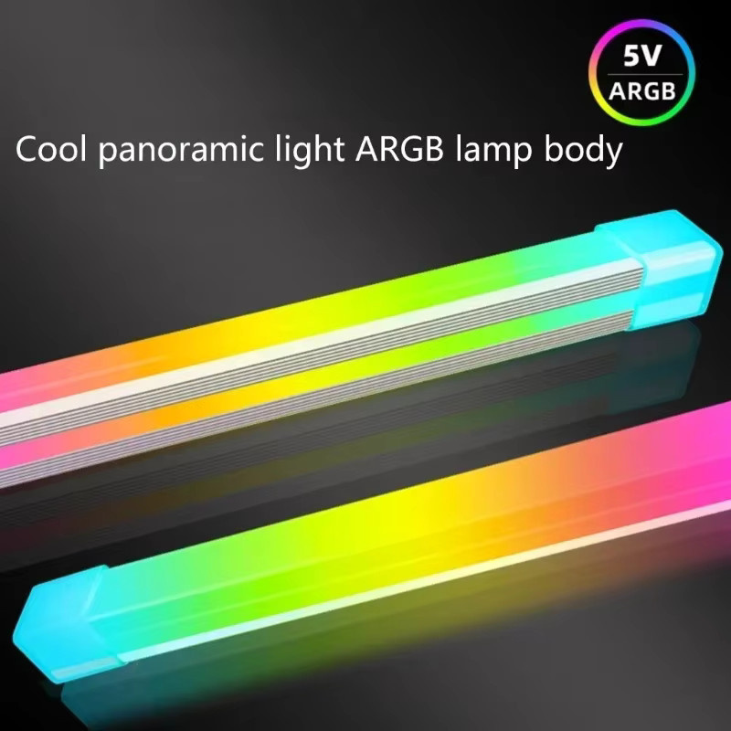 COOLMOON ARGB LED Lichtleiste Silikon Neonstreifen für PC Gehäuse DIY Dekoration, Länge: 30 cm - Bild 3