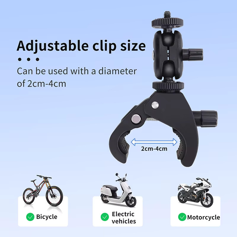 DJI Control Bike Halterung Schwarz: Fahrrad Lenker Clip Ständer für DJI RC-N1, RC-N2, RC-N3, DJI Neo, Air 3S und Mini 4 Pro - Bild 2