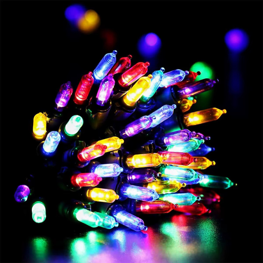 KIKIELF LED Lichterkette mit 100 LEDs und Fernbedienung, 10m USB-Lichterkette für Weihnachtsbaum und Garten zur Dekoration - Bild 3