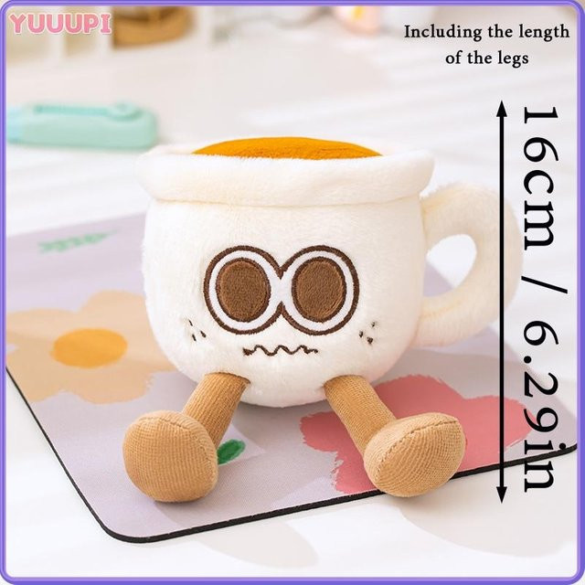 MARKET-2 Lustige Plüsch-Kaffeetasse, Plüschtier, ab 3 Jahre - Bild 1