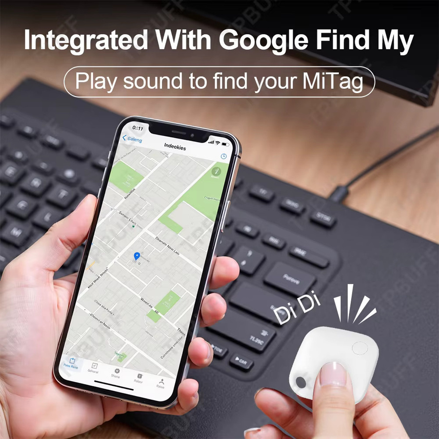 Google GPS Tracker Android Positionierungsgerät für Fahrzeuge und Haustiere in Schwarz - Bild 1