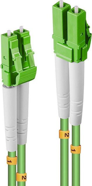 Lindy Glasfaser Patch-Kabel LC Multi-Mode auf LC Multi-Mode OM5, 20,0 m, hellgrün - Bild 1