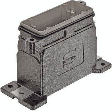 HARTING Sockelgehäuse 19 40 016 1223 19400161223 aus Edelstahl in Grau - Bild 1