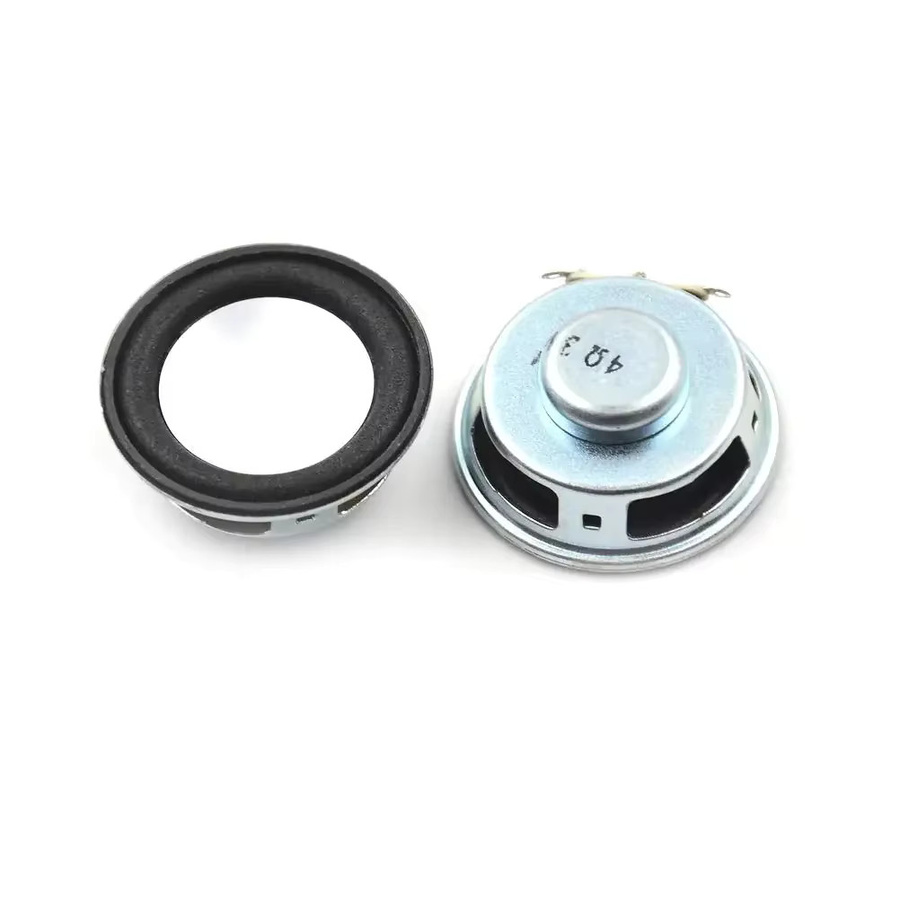 2er-Set Mini Lautsprecher 3 Watt 4 Ohm in Silber, Durchmesser: 5 cm, für Arduino Kit - Bild 2
