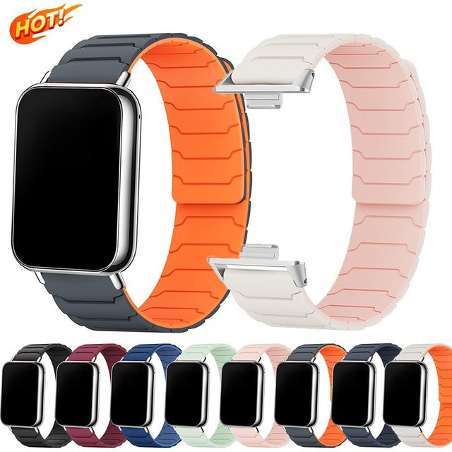 CAOWTAN Uhrenarmband Silikon, Magnetisch, Unisex - Bild 1