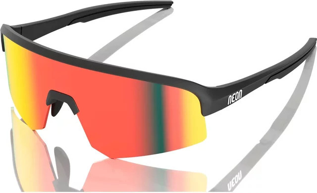 Neon Viper Sonnenbrille, Kids, Wrap, Vollrand, Black, TR90 - Bild 1