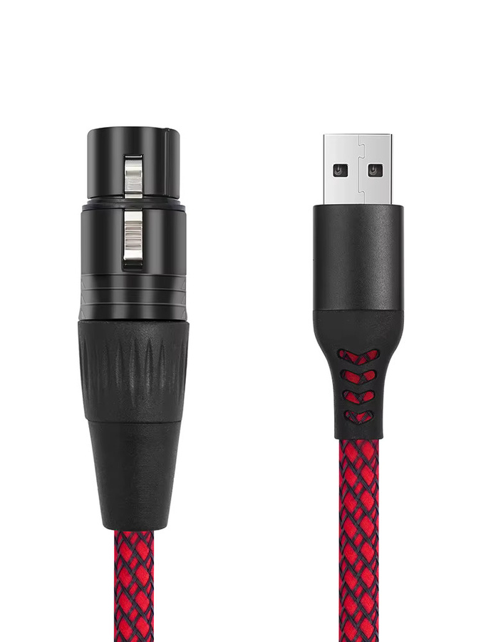 Alloet USB-A auf XLR-Buchse Adapter Kabel für Studio-Audio und Mikrofone - Bild 4