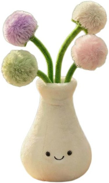 Yiran Health & Beauty Blumen Grüne Pflanze Plüschtier, 30cm, ab 14 Jahre - Bild 1