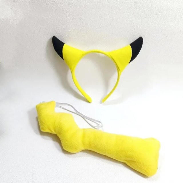 Bandai Pikachu Stirnband, Plüsch-Puppen-Kopfbedeckung - Bild 1