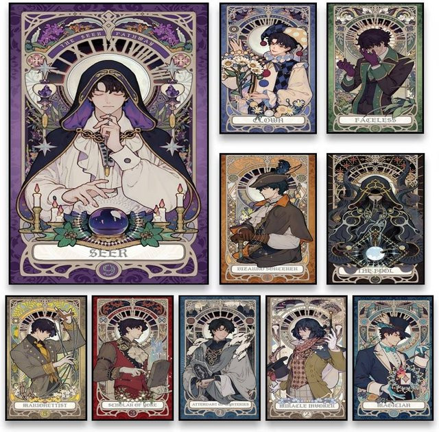 Lord Of Mysteries Poster Aufkleber Kawaii Wandmalerei Multicolor - Bild 1