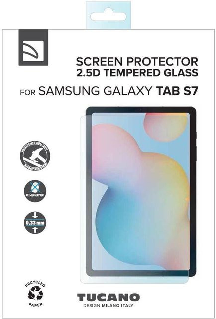 Transparentes Displayschutzglas für Samsung Galaxy Tab S7 und Tab S8 - Bild 1