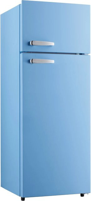 PKM Kühl-Gefrierkombination GK210-2 LB, Hellblau, H x B x T: 143,0 x 54,0 x 54,5 cm - Bild 1