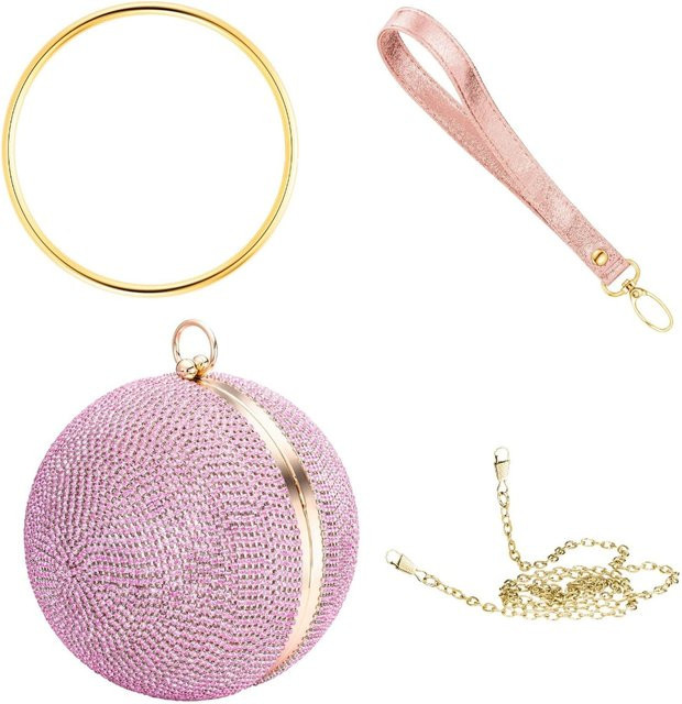 Julie Julsen Handbag Metall, Zirkonia, pink, Damen - Bild 1