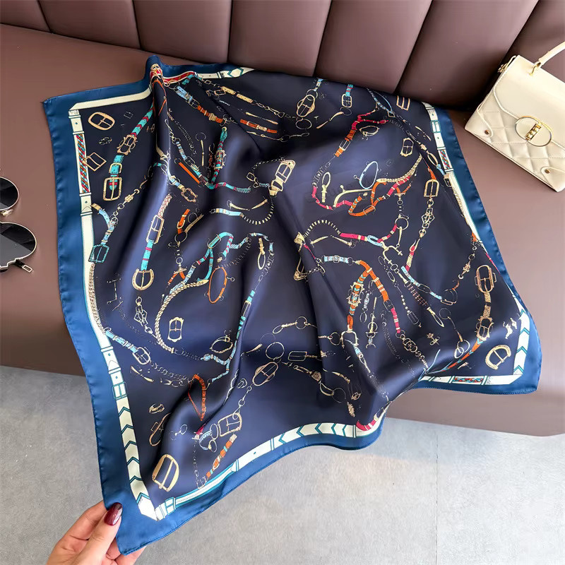 Schal Imitation Seide, Damen, Fleck Print - Bild 2