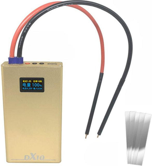 Kkmoon Tragbares Mini DIY 18650 Batterie Punktschweißgerät mit OLED-Display, 20 Leistungsstufen und 10600mAh Akku, bunt - Bild 1