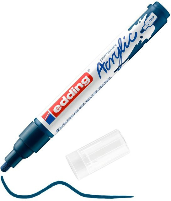 edding 5100 Acrylmarker Mittel in Elegant Nachtblau Permanent - Bild 1
