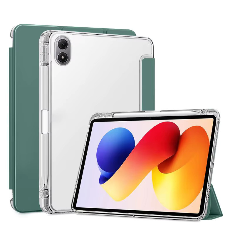 Smart Case für Xiaomi Redmi Pad 2 Pro 12,1 Zoll 2025 in Lila mit dreifach faltbarem Klappständer und Stifthalter - Bild 1