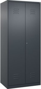 C+P PSA Doppel-Spind Classic PLUS mit 2 Abteilen, Anthrazit, H x B x T: 185 x 80 x 50 cm - Bild 1