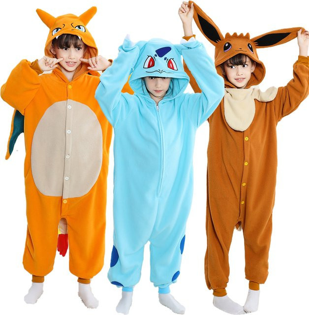 Pokémon Charizard Onesie, Kigurumi, Unisex, Orange - Bild 1