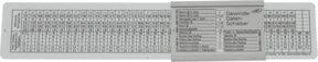 Helios Preisser DIN-Gewindeschieber aus Aluminium in Weiß, Durchmesser: 26,0 mm, Breite: 260 mm, Tiefe: 50 mm - Bild 1