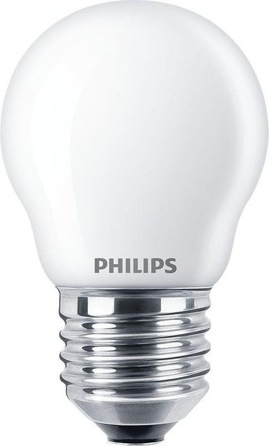 Philips LED Classic Leuchtmittel E27 Tropfenform, 4,3 W, Warmweiß, H x Ø: 8 x 4,5 cm - Bild 1