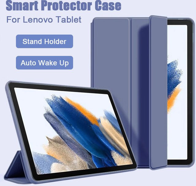 Intelligente Schutzhülle für Lenovo Tab M11 TB330FU TB331FC und Xiaoxin Pad 2024 2025 in Blau mit Auto-Aufwachfunktion und Standfunktion - Bild 1