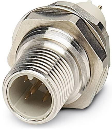 Phoenix Contact 1528183 Sensor-Aktor-Einbausteckverbinder M12 Stecker in Silber mit 5 Polen und Schraubanschluss (10 Stück) - Bild 1