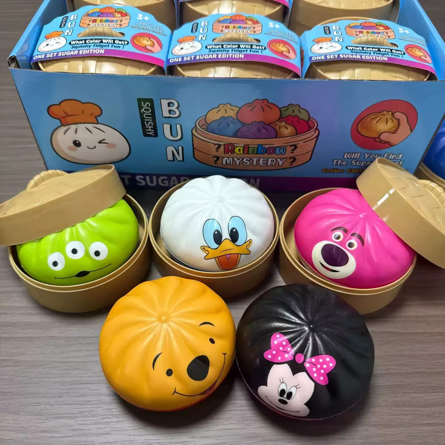 Disney Dumpling Steamer Blind Box, Squishy-Brötchen-Spielzeug, Bunt, ab 3 Jahre - Bild 6
