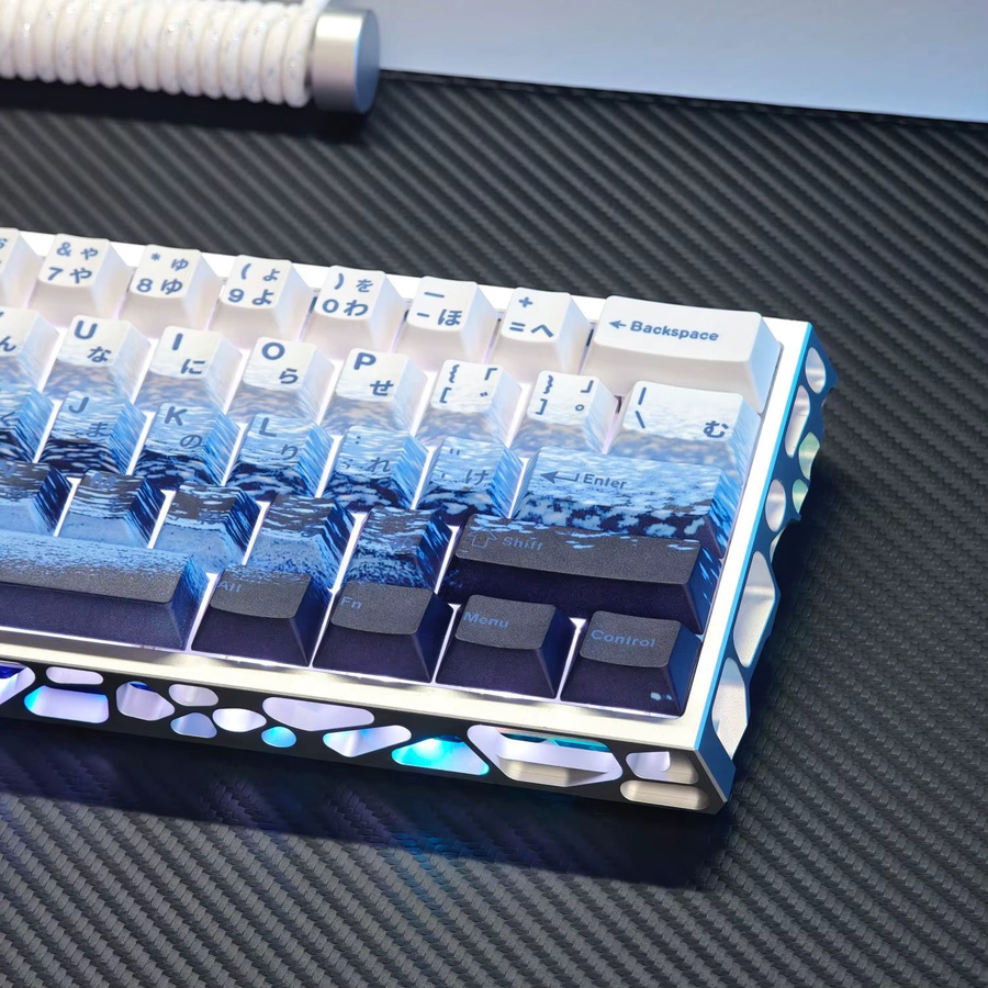 Sabre Anime PBT Tastenkappen im Kirschprofil mit Dye-Sub-Verfahren für mechanische Tastaturen Ace60/65/68, 73 Tasten - Bild 3