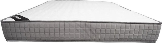 Danevo Standardmatratze mit Memory-Schaum in Weiß und Silberfarben, B/T: 140 x 190 cm - Bild 1