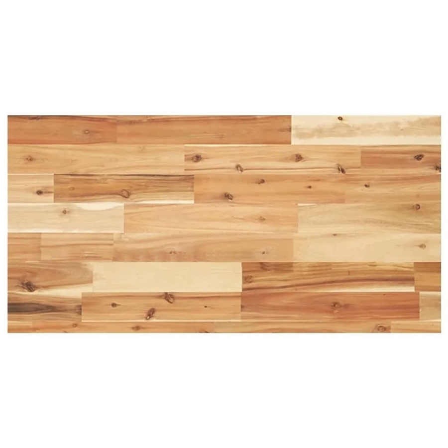 vidaXL Tischplatte aus Massivholz Akazie in Braun, B/T/H: 100 x 40 x 4 cm - Bild 2