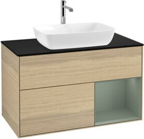 V&B Waschtischunterschrank Finion 100 Wandbeleuchtung in lackierter Ausführung B/T/H: 100 x 50,1 x 50,1 cm - Bild 1
