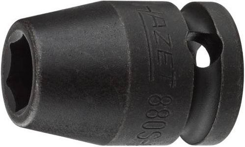 Hazet 880S-9 Schlagschrauber-Steckschlüsseleinsatz mit Außen-Sechskant und Tractionsprofil, 9 mm, 3/8 Zoll - Bild 1
