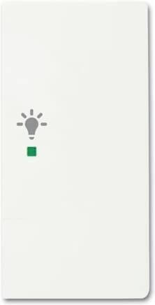 Busch-Jaeger 2fach Abdeckung Symbolwippe Licht free@home in Verkehrsweiß - Bild 1
