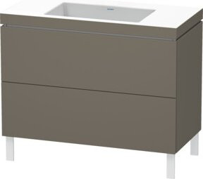 Duravit Waschtischunterschrank L-Cube c-bonded mit 2 Auszügen, Breite: 100 cm, Tiefe: 48 cm - Bild 1