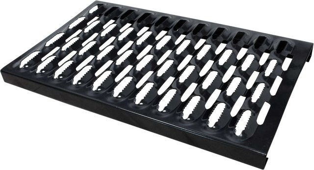 Daprona Laufrost Dach aus verzinktem Stahl in Schwarz, Breite: 100 cm - Bild 1