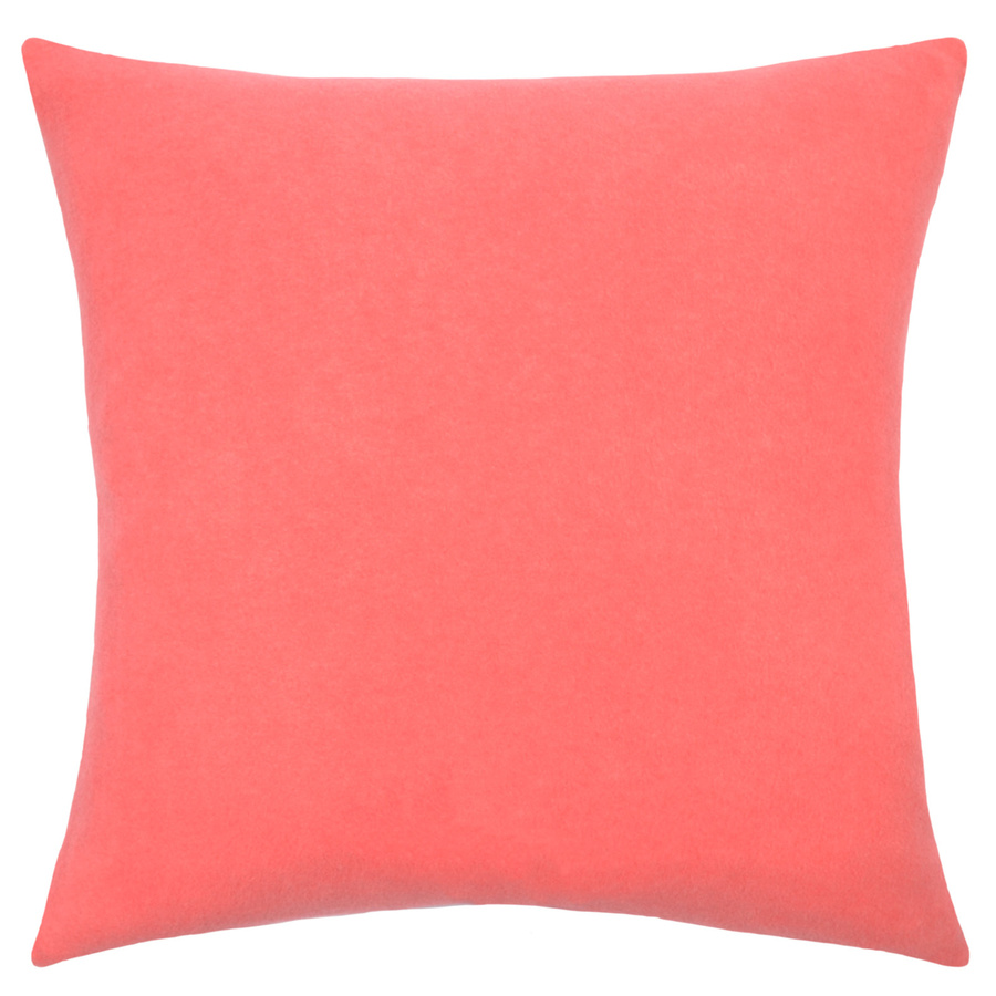 Zoeppritz Soft-Fleece Kissenhülle quadratisch in Orange und Pink, B/T/H: 50 x 50 x 1 cm - Bild 1