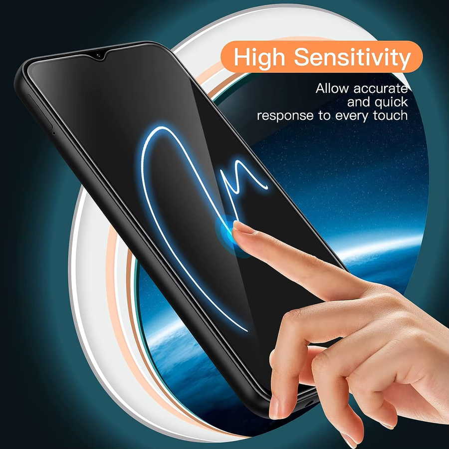Samsung Galaxy A13 und A13 5G Displayschutzfolie aus 9H gehärtetem Glas, transparent - Bild 5