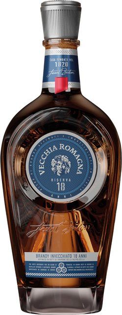 Vecchia Romagna Brandy Riserva 18 Jahre, Emilia Romagna, 43,8% vol, 0,7 l - Bild 1