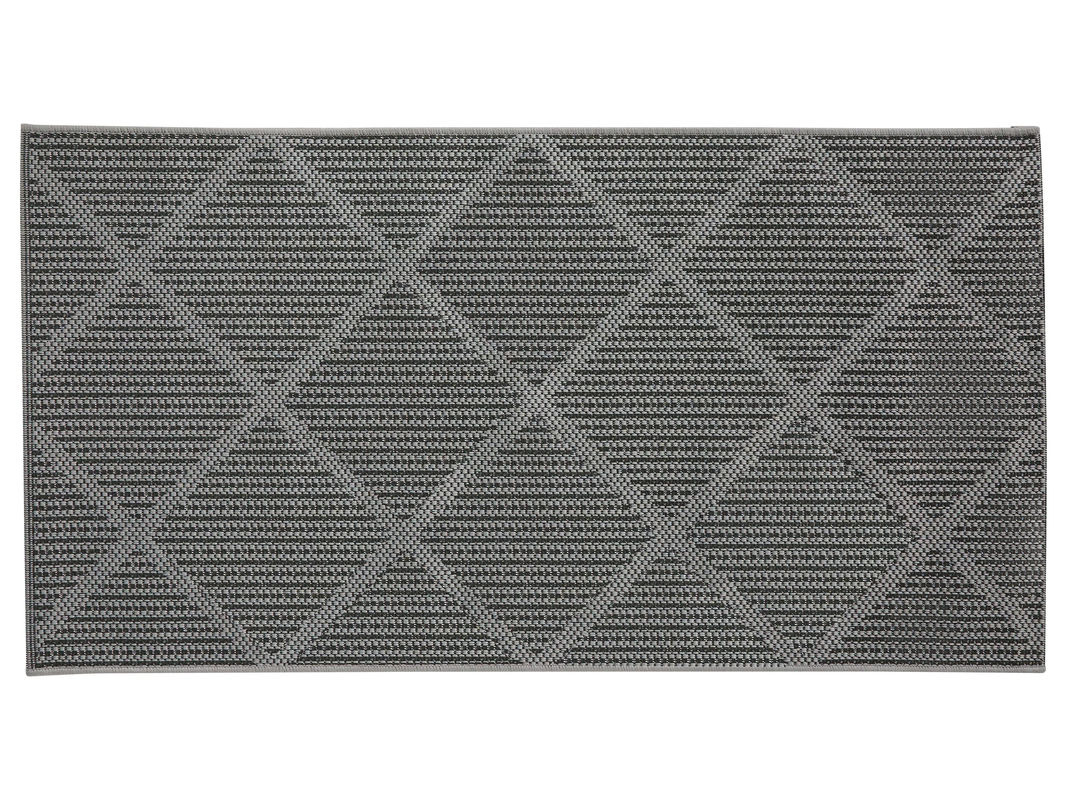 LIVARNO Teppich flachgewebt für In/Outdoor in Anthrazit, Breite: 80 cm, Länge: 150 cm - Bild 3