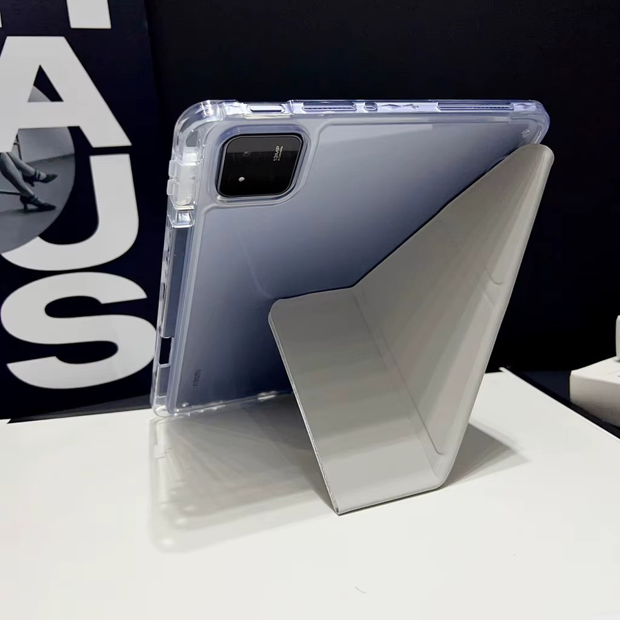 Xiaomi Y-Fold Tablet-Hülle für Poco Pad X1 11,2 Zoll 2025 MiPad 8 7 6 Pro Redmi Pad SE mit Stifthalter in Silber - Bild 5