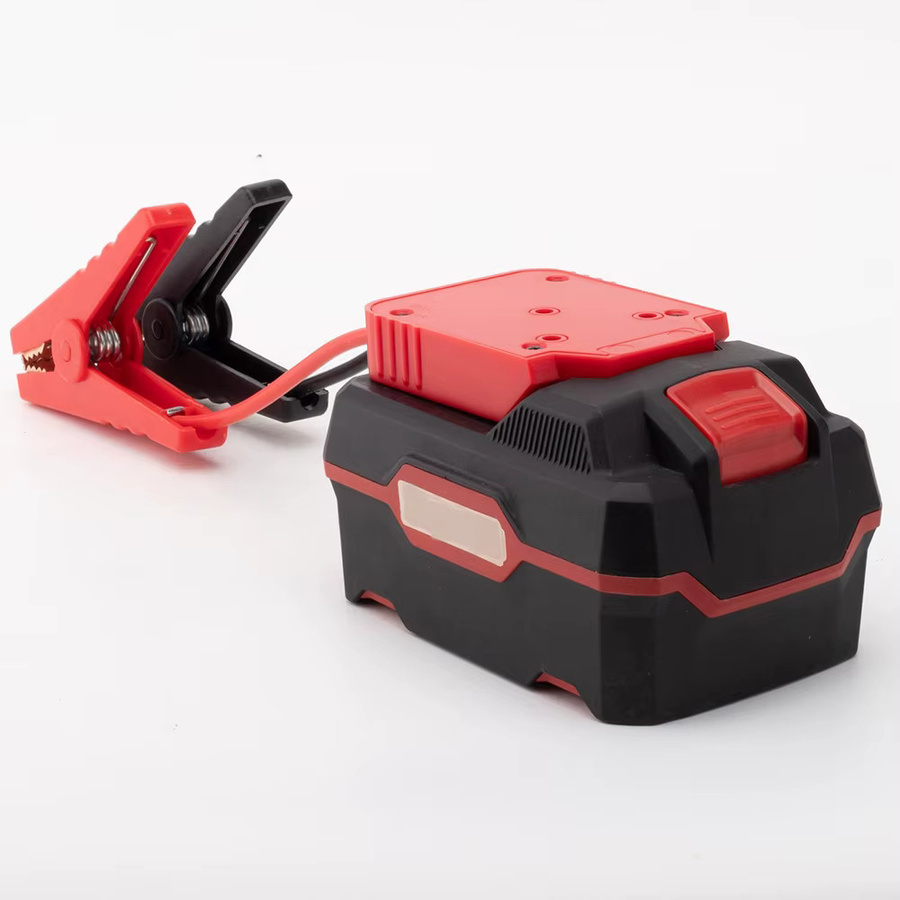 Parkside Auto-Starthilfe Adapter für X20V und Ozito 18V Li-Ionen-Akkus, Notfall-Stromkit in Rot - Bild 2