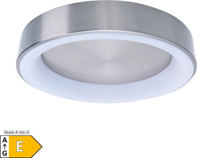 Näve LED-Deckenleuchte Multo RGB/CCT in Silber, B/T/H: 46,5 x 46,5 x 6 cm - Bild 1