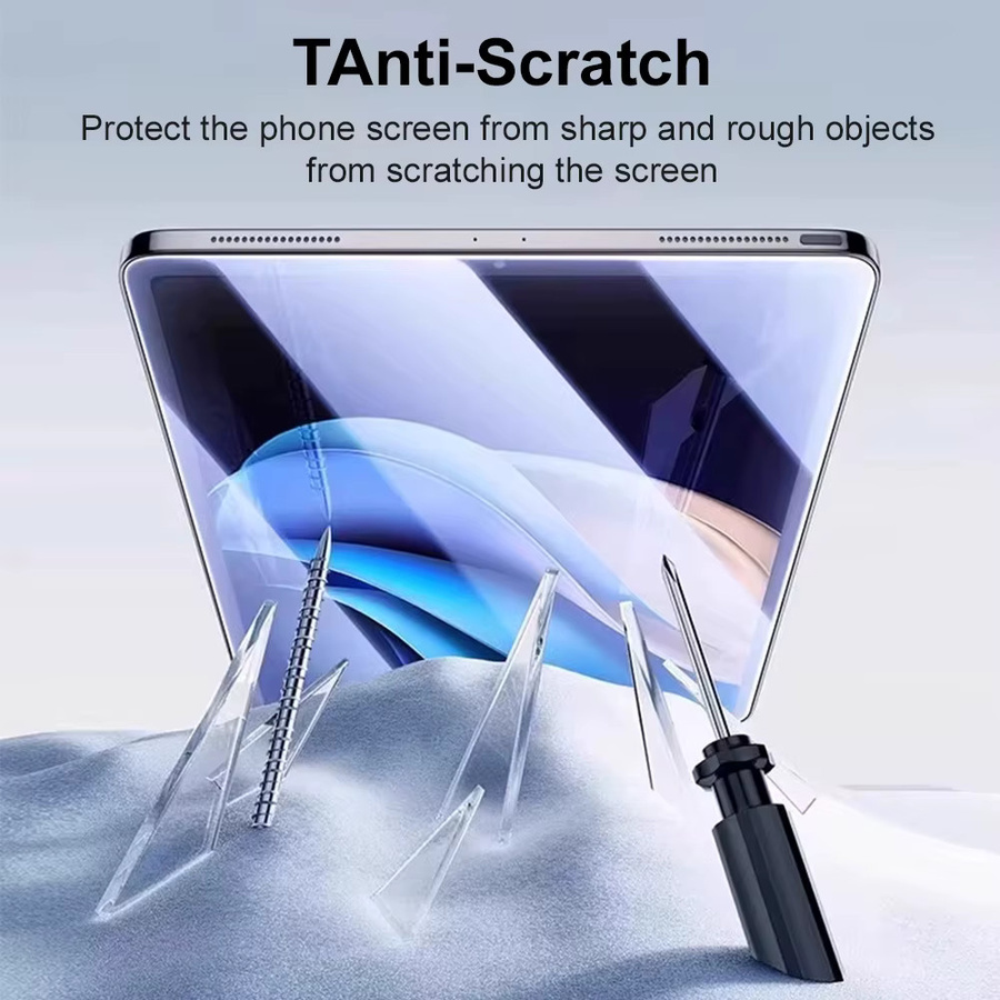 2 Stück Samsung Galaxy Tab Displayschutzfolie aus gehärtetem Glas, transparent, Full Coverage mit One Click Anwendung für Galaxy Tab S10 FE Plus, S6, S7, S8, S9 und S6 Lite - Bild 5