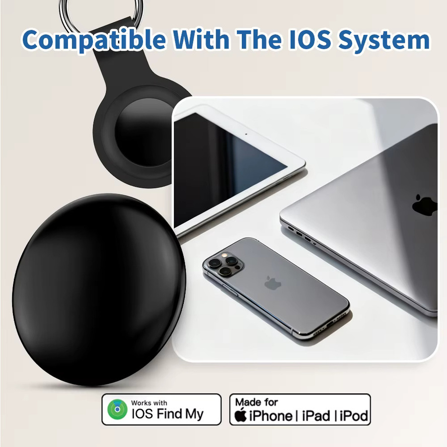 4er-Pack RSH GPS-Tracker kompatibel mit iOS Find My App, MFi-zertifizierter Fernpositionierung-Tag in Schwarz mit Rückfahrwarnung - Bild 5