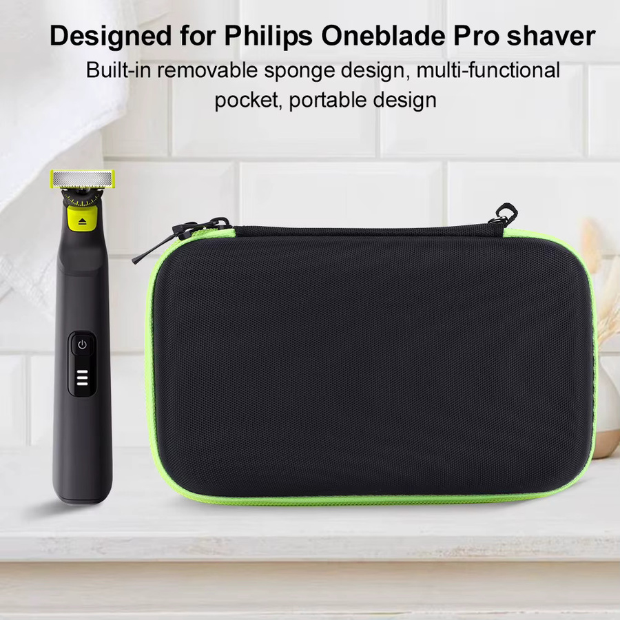 Tragbare Aufbewahrungsbox für Philips OneBlade Pro und Zubehör, Schutzhülle für elektrischen Trimmer und Rasierer - Bild 4